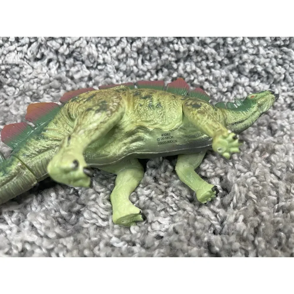 PVC Plastic WOW World NKOK Dinosaur Figures Posable Stegosaurus Dinos 3262